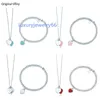 Originale Tiffny Regalo di San Valentino Nuovo 925 Sterling Silver Fashion Classic DIY Love Collana Bracciale Set Multicolor Opzionale Donna Gioielli Y0329