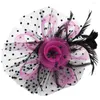 Bandanas Tea Party Hat Women's Dress Hatts Brud Decoration Bankett Headdress Headpiece Top Abs Miss