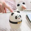 2st Toothpick Holders Cute Panda Press Toothpick Dispenser Container Desktop Automatisk tandplockhållare Lagring Box Hem Kök Matbordsdekor R230802