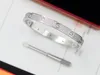 Realfine888 Catier150 Love Wedding Armbänder Diamanten gepflastertes Armband Ikonischer Schmuck Luxusdesigner für Frau mit Boxgröße 1619