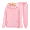 Heren Hoodies Sweatshirts dames vrijetijdskleding pak sportkleding effen kleur pullover broek herfst en winter mode 230802