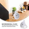 Wall Clocks Bathroom Waterproof Clock Adorn Sports Towels Sweat Timer Hanging Water-proof Plastic Outdoor