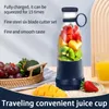 Fruit Groente Gereedschap Elektrische Juicer Cup 6 Messen Blender Milkshake Machine USB Draagbare Melk Mengen Tool Mini Vers Sap Sportfles 230802