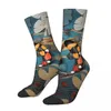 Женские носки Koi Watergarden Pographic R363 чулок для покупки упругой смешной новизны