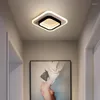 Ceiling Lights Nordic Light Balcony Lamp Simple Modern Entrance Door Corridor Aisle Round Cloakroom Acrylic Led