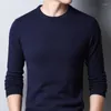 سترات الرجال الكلاسيكية Pullover O-Deace Sweater Men 2023 Spring Autumn Cashmere Cotton Blend Jumper Cloths Pull Homme Man Hombres Q347