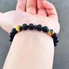 Link bransoletki 5a Blue Tiger Eye Beads Bransoletka mężczyzn Kobiety Natral onyx kamienna biżuteria joga medytacja Prezent dla chłopaka mikro ink.