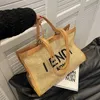 5A Beach Bags One Counter HightaCtive Straw Bag Bag Tote Women’s Propoatile Weaving Season