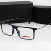 Дизайнерские солнцезащитные очки Pra Vps03e Ультра легкая оправа для глаз Модные мужские женские деловые очки для близорукости 51-17-140