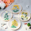 Chińskie produkty Kwiaty haftowe dla początkującego DIY Igły Połącz doniczkowy Needlecraft Cross Stitch Artcraft Sewing Zestaw (bez R230807