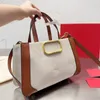 Bolsas de ombro vintage Moda Lona Bolsas femininas Designer de luxo Golden V Letter Cross Body Bag Unissex Casual Marcas Bolsas Bolsas