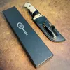 S7206 Outdoor Survival Straight Knife DC53 Satin Straight Point Blade Full Tang Micarta Handle Fixed Blade Knives with Kydex