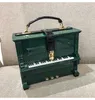 Abendtaschen Klavierförmige Box Handtasche Frauen 2023 Persönlichkeit Quadratische Schulter Crossbody Designer Weiße Geldbörsen und Handtaschen Hohe Qualität 230427