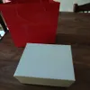 Originalkarton-Innenpapier mit roten Lederboxen für Herren-Damenuhren als Geschenkbox253h