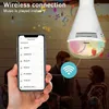 1pc 2.4G Wireless Smart Surveillance Camera Bulb, Security Surveillance Music Player RBG Light 3 In 1, VR Lens HD Light Bulb Camera With Night Vision Two-Way Intercom