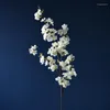 Fleurs décoratives 6pcs / lot Artificielle Fleur De Cerisier Simulation Soie Arrangement De Fleurs Accessoires De Mariage Floral Maison Salon Jardin