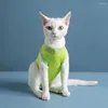 Abbigliamento per cani Pet Recovery Suit Chiusura a nastro Regolabile Durevole Confortevole Elastico Sterilizzazione Vestiti per gatti Cani Pigiama Pancia avvolta