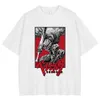 Men's T-Shirts Anime Berserk Tshirt Men Women 100% Cotton Tshirts Guts Washed Vintage T-Shirt Y2k Short-Sleeved Shirts Summer Streetwear Tops 230802