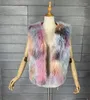 Women's Fur Winter Faux Coat Tie-dyed Furry Hair Of Environmental Protection Chic And Elegant Luxury Designer Vest