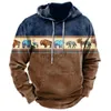 Men's Hoodies Sweatshirts Vintage Indian Style Men's Hoodie Hooded Sweatshirt Unisex Harajuku Pullover 2023 New Jacket Oversized Casual Streetwear Tops J230803