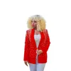 Women Fashion Jacket Woman Bead Rhinestone Cardigan Sparkly Casual Office Work Blazer Autumn and Winter Long Sleeve Coat