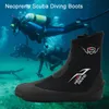 Rękawiczki płetwowe 5 mm nurkowe buty nurkowe Neopren nurkowy butów do nurkowania w wodoodpornej wodoodpornej wodoodporne buty do polowania na ryby.