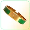 Lyxdesigner armband för flickor guld mode armband män kvinnor färg lim släpper rostfritt stål charm par älskare h armele9005924