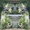 Dekoracja imprezy 2PCS Wedding Flower Rack Tła Pierścień Pierdzie