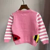 Pull Little maven 2023 automne vêtements bébé filles pull manteau belle abeille dessin animé enfants Cardigan pour enfants 2 7 ans 230802