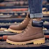 Laarzen 2023 Herenlaarzen Nieuwe rijschoenen Heren Casual hoge snowboots Mode westerse laarzen Hoge kwaliteit schoenen Zapatillas De Hombre Z230803