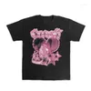 T-shirts pour hommes T-shirt Y2k Vintage Streetwear Kpop Harajuku Manches courtes Graphique Grunge Esthétique T-shirts surdimensionnés Hip Hop Esthétique