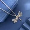 Chains Fashion Dragonfly Skeleton Necklace For Women In Necklaces TOP Same Designers