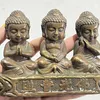 Jewelry Pouches Handicrafts Home Enshrinement Bronze Ornaments Buddha Statue Fine Workmanship Classical Traditional National Style