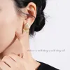 Stud Earrings VIANRLA Sterling Silver Butterfly Charms Earring 18k Gold Plated White Zirconia Fashion Jewelry Women Drop