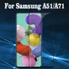 Mobiltelefonskärmsskydd 3D-härdat glas för Samsung Galaxy A51 SM-A515F Fullt omslag 9h Protective Film Screen Protector A31 A71 SM-A7160 A30 A50 A70 X0803