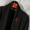 Ethnische Kleidung Herbst Yukata Männer Japanische Männliche Kimono Strickjacke Hemd Haori Kimonos Obi Traditionelle Herren KK4308