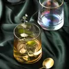 Bottiglie d'acqua Ins Homestay Bicchiere da vino El Tazza trasparente resistente al calore Collutorio creativo europeo Whisky