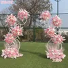 Dekoracja imprezy 2PCS Wedding Flower Rack Tła Pierścień Pierdzie