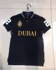 Europa e América City Edition Gola Camisa Pólo Manga Curta 100% Algodão Camiseta Masculina Grande Bordada S-6XL