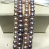 Loose Gemstones Wholesale Pink Purple 7-8mm Round Freshwater Pearl 39cm Beads For Jewelry Making