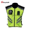 Motorcykelkläder ridstam Motorcykel reflekterande jacka Safy Waistcoat VARNING KLÄDER Hög Synlighet Moto Vest Team Uniform X0803