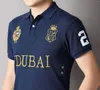 Męskie Polos Dubai Polo koszule mężczyźni haftowane letnia bawełna oddychająca krótka biura odzież biznesowa plus rozmiar xxxl 4xl 5xl 6xl