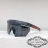 Högkvalitativ fashionabla ny lyxdesigner P's Big Fram Riding Solglasögon Net Red Stars Ski Goggles SPS01Y Solglasögon