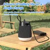 Altoparlanti portatili Mini altoparlante Bluetooth portatile a LED Carillon multiconnessione per esterni da casa a feste Luce da campeggio colorata