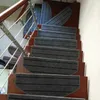 Tapis 14 pièces/ensemble tapis de tapis de marche d'escalier tapis auto-adhésif tapis de marche antidérapants tapis de sol muet de sécurité intérieur coussin chaud
