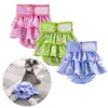 Vêtements pour chiens Shorts pour animaux de compagnie Pantalons physiologiques sanitaires Robe de cupcake en coton lavable Culottes pour animaux domestiques Couches Culottes menstruelles pour chiots femelles