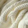 Blankets REGINA Brand Chunky Knit Chenille Cute Pompoms Home Decorative Warm Weighted Cozy Sofa Bed TV Knitted Throw Blanket 230802