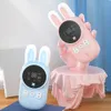 Toy Walkie Talkies Portable Handheld Rabbit Shape Walkie Talkie Outdoor Radio Transceiver Interphone For Kids 1 km Range LCD Screen Radio 230802