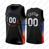 RJ 9 Barrett Jersey 5 Immanuel Quickley Julius 30 Randle Derrick 4 Rose 1 Obi Toppin 8 Kemba Walker 6 Grimes Kevin 's Custom 's camisetas de baloncesto