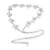 Riemen Voor Vrouwen Taille Ketting Riem Designer Accessoires Tailleband Riemen Hartvormige Tailleband Strass Metalen Riem Goud Zilver Riemen